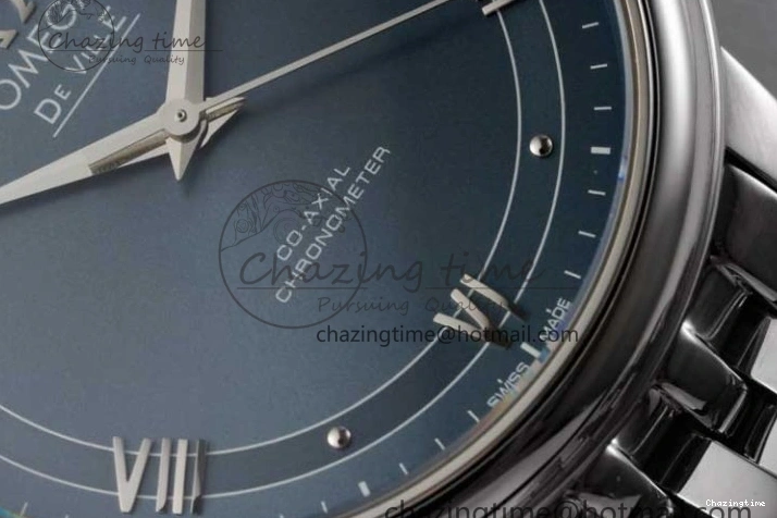 0228 De Ville SS DIWF 1:1 Best Edition Light Blue Dial SS Markers on SS Bracelet MIYOTA TopPick 7850